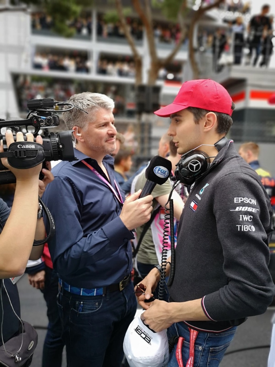 Matthew Marsh presenting for television